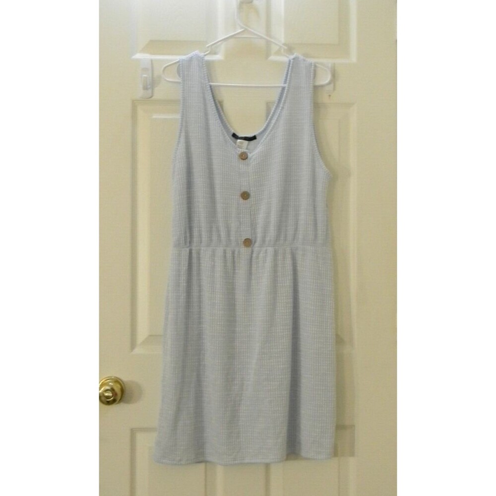 Kreative Content Blue Stripe Jumpsuit Jumper Dress Cover-up Soft 2X/1X NWOT